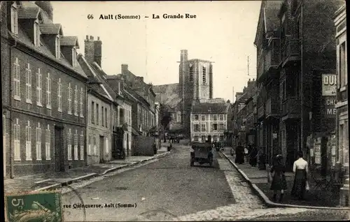 Ak Ault-Somme, La Grande Rue