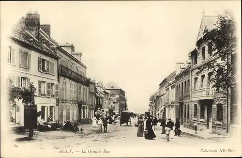 Ak Ault-Somme, La Grande Rue