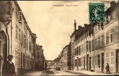 Ak Commercy Lorraine Meuse, Rue de Breuil