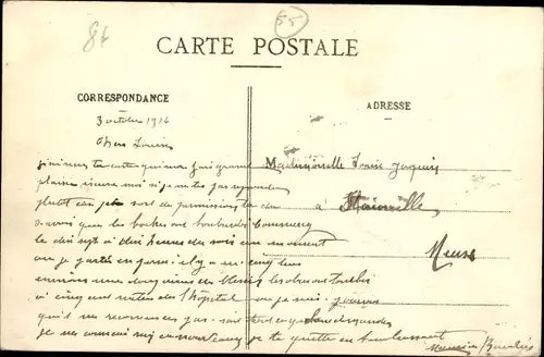 Ak Commercy Lorraine Meuse, Krankenhaus, Rue Carnot