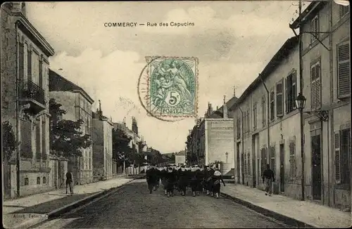 Ak Commercy Lorraine Meuse, Rue des Capucins