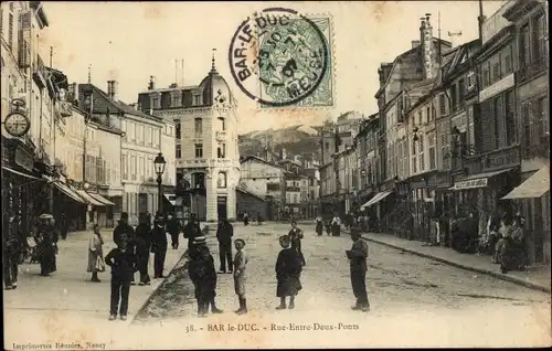 Ak Bar le Duc Meuse, Rue-Entre-Deux-Ponts