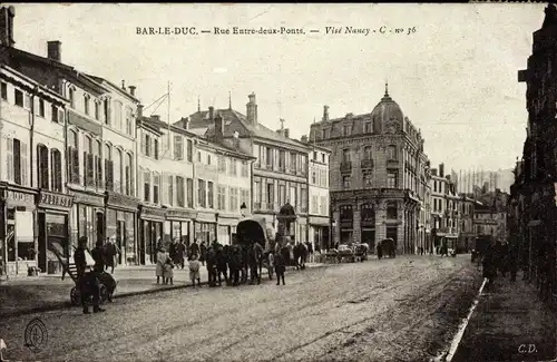 Ak Bar le Duc Meuse, Rue Entre-deux Ponts