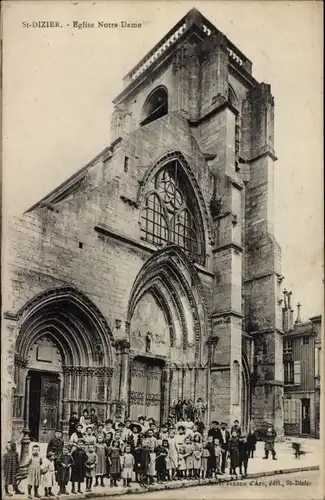Ak Saint Dizier Haute Marne, Kirche Notre Dame