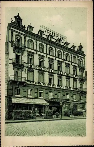 Ak Strasbourg Straßburg Elsass Bas Rhin, Grand Hotel Excelsior