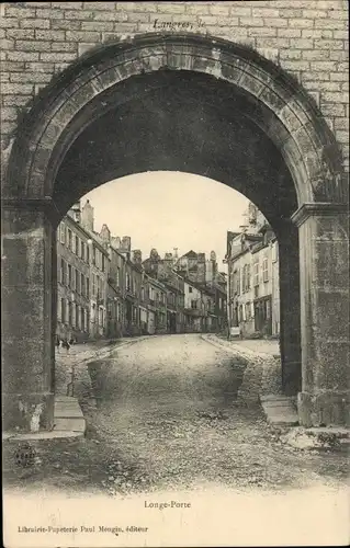 Ak Langres Haute Marne, Longe Porte