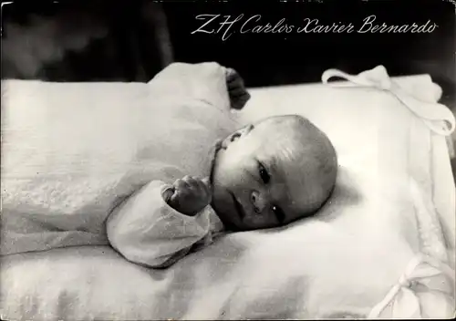 Ak Prinz Carlos Xavier Bernardo von Bourbon Parma