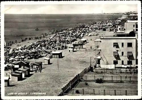 Ak Lido di Jesolo Veneto, Strandpartie