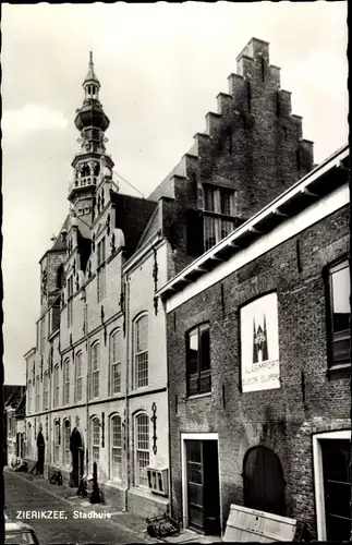 Ak Zierikzee Zeeland, Rathaus