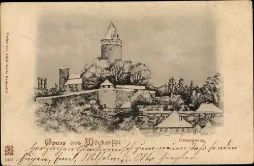 Ak Möckmühl Baden Württemberg, Götzenburg