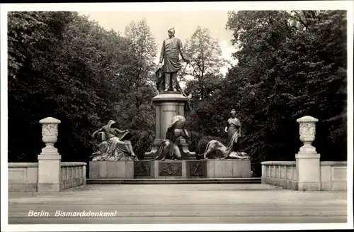 Ak Berlin Tiergarten, Bismarckdenkmal