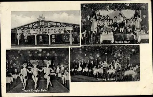 Ak Berlin Mitte, Weisses Rössl, Köpenicker Straße 96/97, Traudel Kriegler Ballett, Kapelle Moar