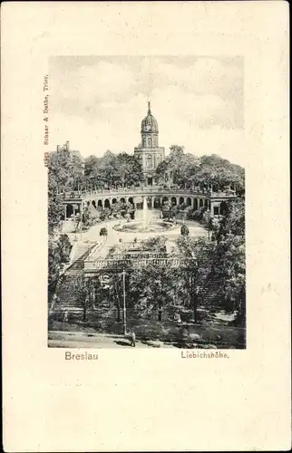 Ak Wrocław Breslau Schlesien, Liebichshöhe
