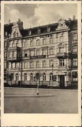 Ak Legnica Liegnitz Schlesien, Hotel Vater