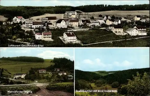 Ak Ohlenhard in der Eifel, Wennefelder Mühle, Dreisbachtal, Hohe Acht