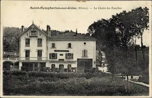 Ak Saint Symphorien sur Coise Rhône, Das Familienchalet