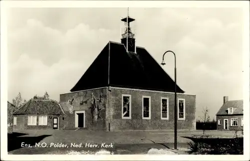 Ak Ens Noordoostpolder Flevoland, Ned. Herv. Kerk