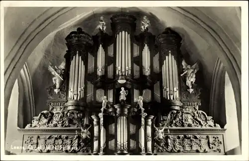 Ak Leens Groningen, Orgel, Ned. Herv. Kerk