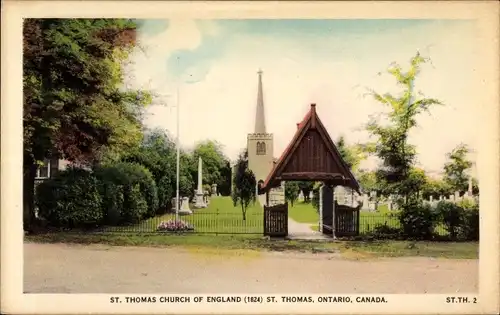 Ak St. Thomas Ontario, St. Thomas Church of England