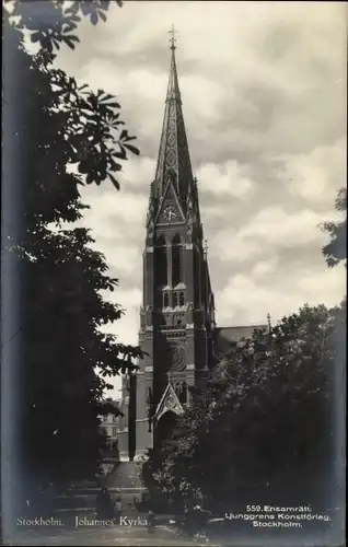 Ak Stockholm Schweden, Johannes Kyrka