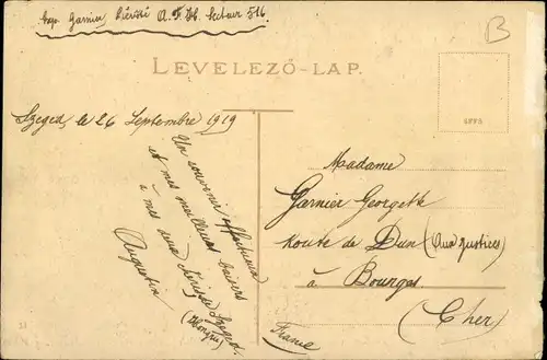 Ak Szeged Segedin Ungarn, Tiszaparti reszlet, Straßenbahn