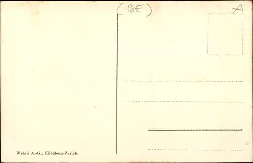 Ak Meyringen Meiringen Kanton Bern, der obere Reichsbachfall