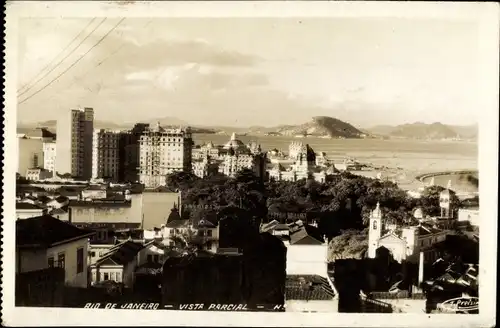 Ak Rio de Janeiro Brasilien, Vista parcial