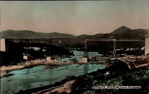Ak Argentinien, Puente Rio Cosquin