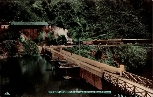 Ak San Roque Argentinien, Sierras de Cordoba, Dique