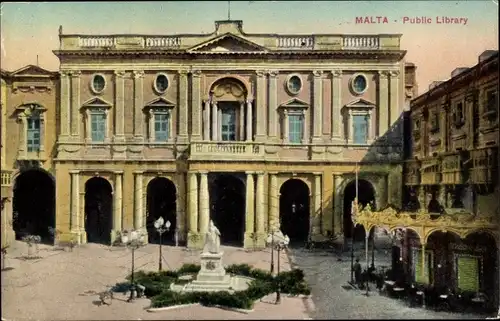Ak Valletta Malta, Public Library
