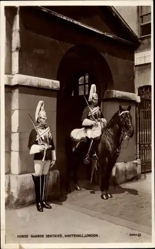 Ak Whitehall London City, Horse Guards Sentries