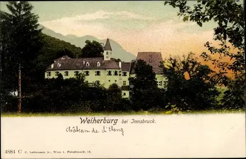 Ak Innsbruck Tirol, Weiherburg