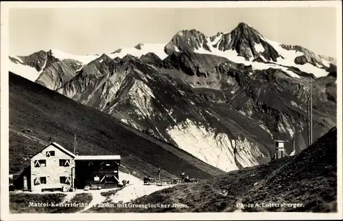Ak Matrei in Tirol, Kaisertörlhütte, Großglockner
