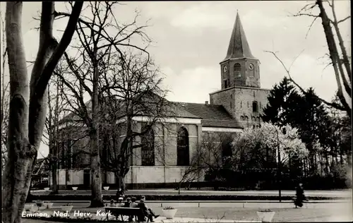 Ak Emmen Drenthe Niederlande, Herv. Kerk