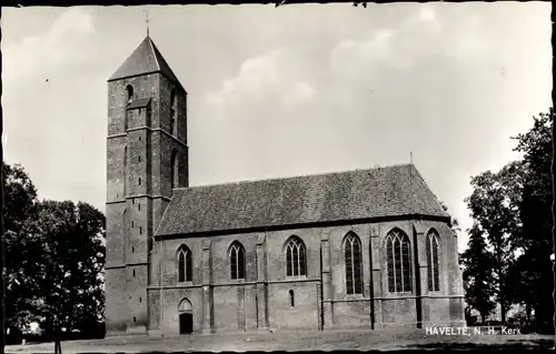 Ak Havelte Drenthe Niederlande, Kirche