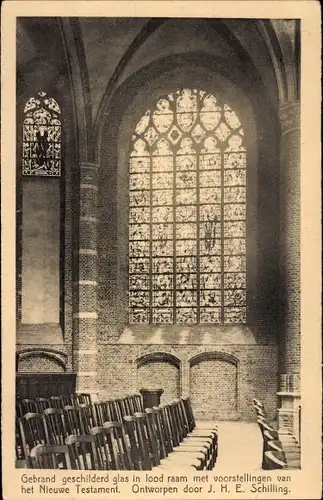 Ak Goes Zeeland Niederlande, Inneres der Maria Magdalenenkirche