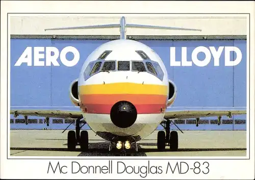 Ak Deutsches Passagierflugzeug, Aero Lloyd, McDonnell Douglas MD 83