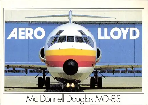 Ak Deutsches Passagierflugzeug, Aero Lloyd, McDonnell Douglas MD 83