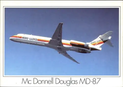 Ak Passagierflugzeug Aero Lloyd, Mc Donnell Douglas MD 87