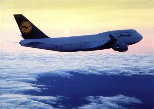 Ak Passagierflugzeug Lufthansa, Boeing 747-400