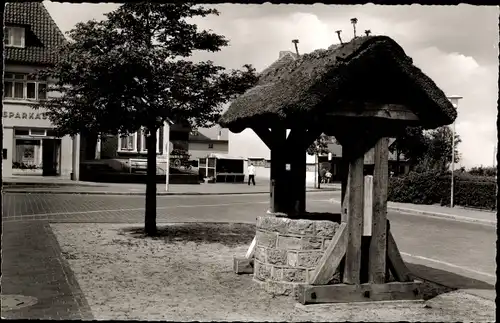 Ak Nordseebad Duhnen Cuxhaven, Dorfbrunnen