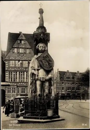 Ak Hansestadt Bremen, Der Roland
