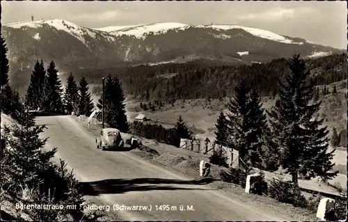 Ak Bärental Feldberg im Schwarzwald, Bärentalstraße