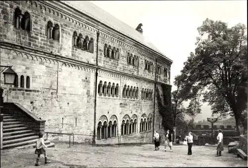 Ak Lutherstadt Eisenach in Thüringen, Wartburg, der Palas