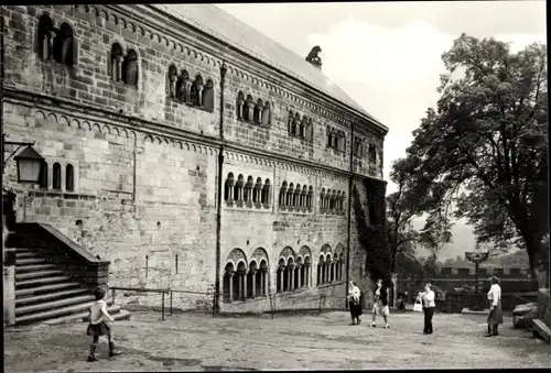 Ak Lutherstadt Eisenach in Thüringen, Wartburg, der Palas