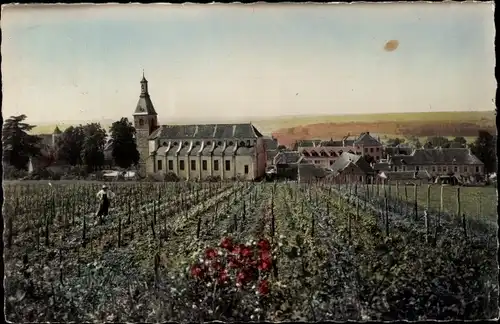 Ak Gy Haute-Saône, L'Eglise et l'Ecole Menans