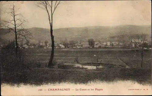 Ak Champagney Haute Saône, Le Conot et les Paquis