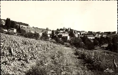 Ak Cogny Rhône, Gesamtansicht