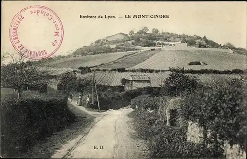 Ak Saint Cyr au Mont d'Or Rhône, Le Mont Cindre