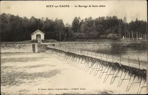 Ak Scey sur Saone Haute Saône, Le Barrage de Saint-Albin